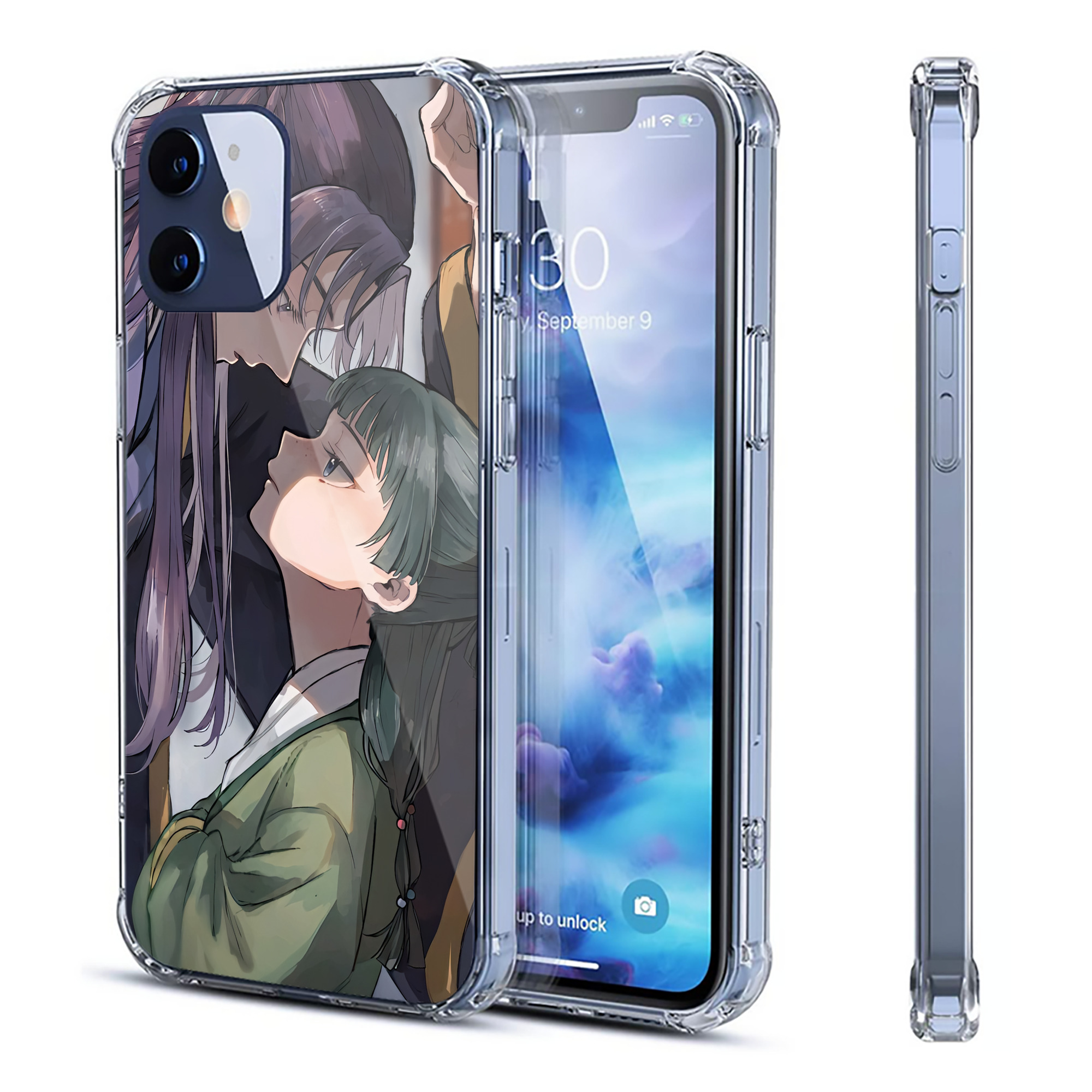 （画像用） 薬屋のひとりごと The Apothecary Diaries 【iPhone 12シリーズ対応】透明スマホケース（クリアソフトケース）